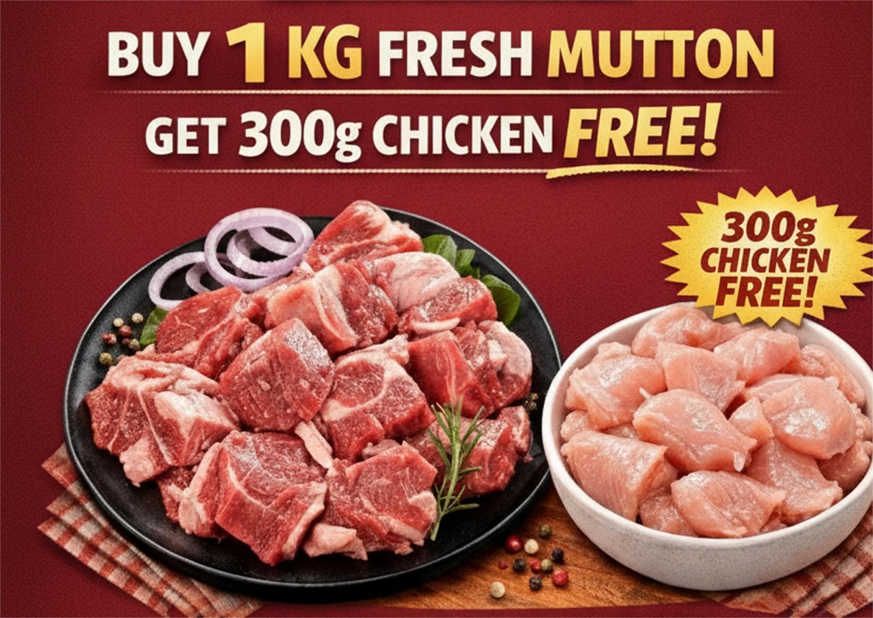 Premium Mutton–Chicken Combo
